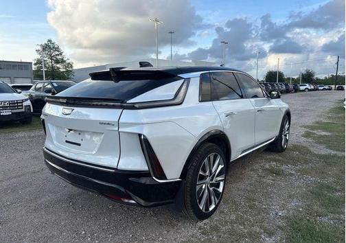 Crystal White Tri-Coat 2024 Cadillac LYRIQ Luxury