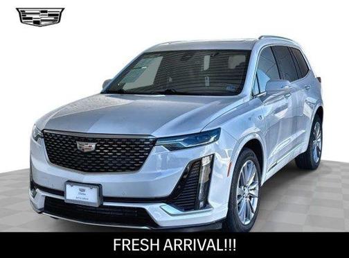 Crystal White Tri-Coat 2025 Cadillac XT6 Premium Luxury AWD
