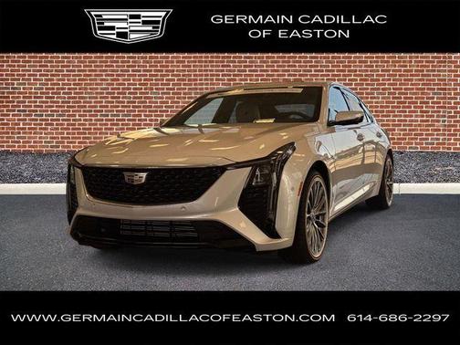 Crystal White Tri-Coat 2025 Cadillac CT5 Premium Luxury AWD