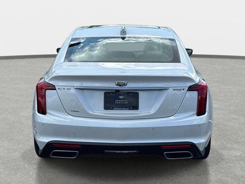 Crystal White Tri-Coat 2025 Cadillac CT5 Premium Luxury AWD