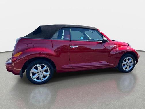 Inferno Red Tinted Pearlcoat / Taupe Cloth Top 2005 Chrysler PT Cruiser Touring