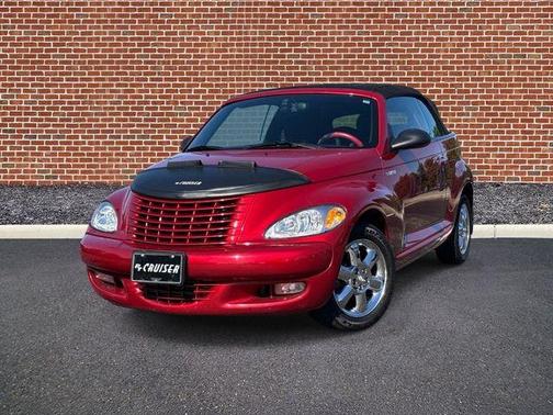 Inferno Red Tinted Pearlcoat / Taupe Cloth Top 2005 Chrysler PT Cruiser Touring