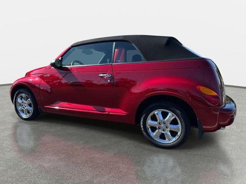Inferno Red Tinted Pearlcoat / Taupe Cloth Top 2005 Chrysler PT Cruiser Touring