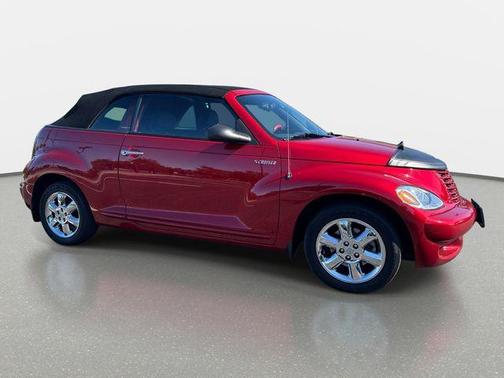 Inferno Red Tinted Pearlcoat / Taupe Cloth Top 2005 Chrysler PT Cruiser Touring