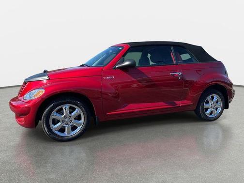 Inferno Red Tinted Pearlcoat / Taupe Cloth Top 2005 Chrysler PT Cruiser Touring