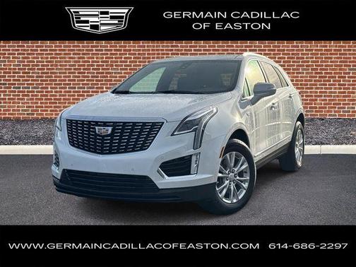 Crystal White Tri-Coat 2025 Cadillac XT5 Luxury