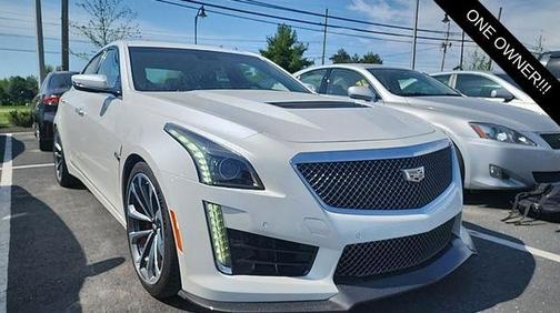 Crystal White Tri-Coat 2018 Cadillac CTS-V Base