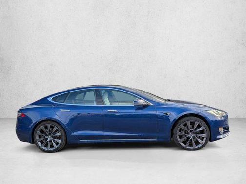 Deep Blue Metallic 2021 Tesla Model S Long Range Plus