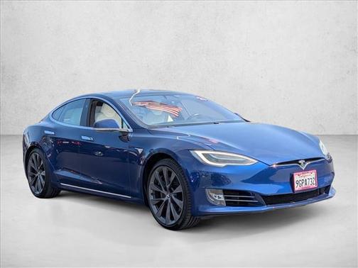 Deep Blue Metallic 2021 Tesla Model S Long Range Plus
