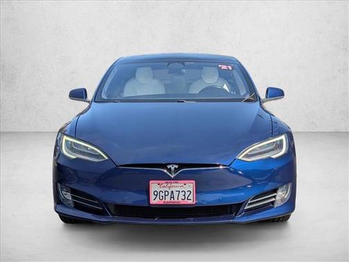 Deep Blue Metallic 2021 Tesla Model S Long Range Plus