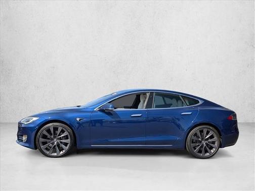 Deep Blue Metallic 2021 Tesla Model S Long Range Plus