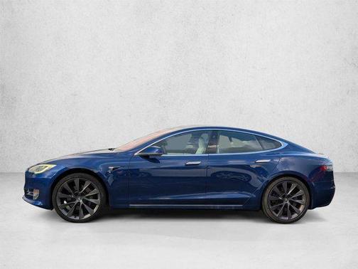 Deep Blue Metallic 2021 Tesla Model S Long Range Plus