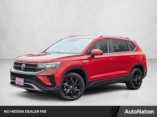 Kings Red Metallic 2022 Volkswagen Taos 1.5T SE