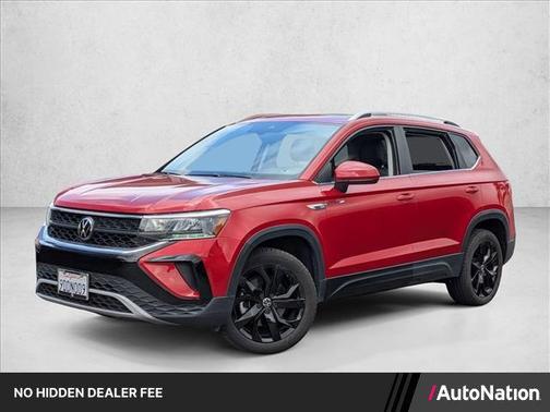 Kings Red Metallic 2022 Volkswagen Taos 1.5T SE