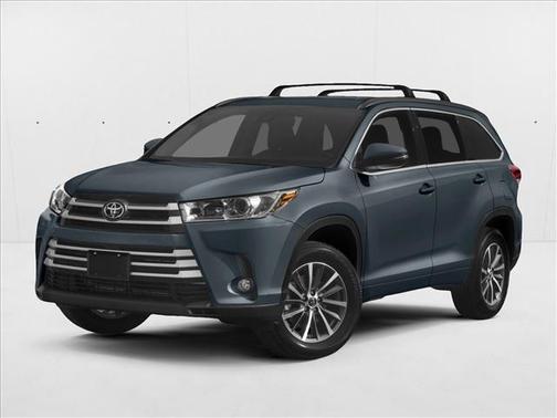 Shoreline Blue Pearl 2017 Toyota Highlander XLE