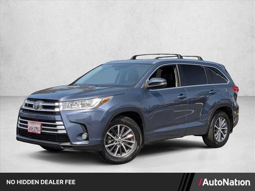 Shoreline Blue Pearl 2017 Toyota Highlander XLE