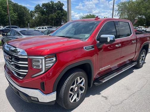 Volcanic Red 2023 GMC Sierra 1500 SLT