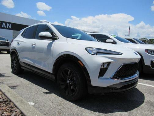 Summit White 2024 Buick Encore GX Sport Touring