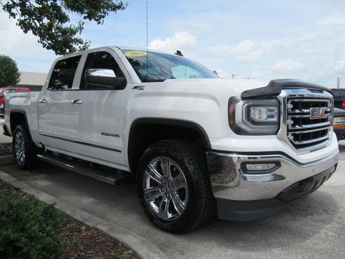 Summit White 2018 GMC Sierra 1500 SLT