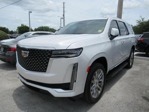 Crystal White 2024 Cadillac Escalade Premium Luxury