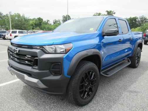 Glacier Blue Metallic 2023 Chevrolet Colorado Trail Boss
