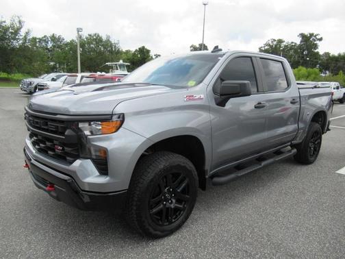 Sterling Gray Metallic 2024 Chevrolet Silverado 1500 Custom Trail Boss