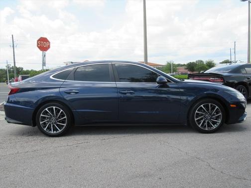 Stormy Blue 2021 Hyundai SONATA Limited