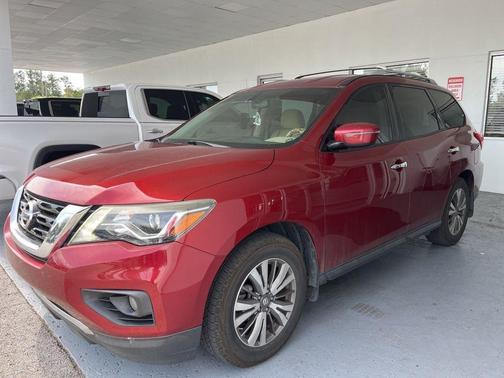 Scarlet Ember 2018 Nissan Pathfinder SV