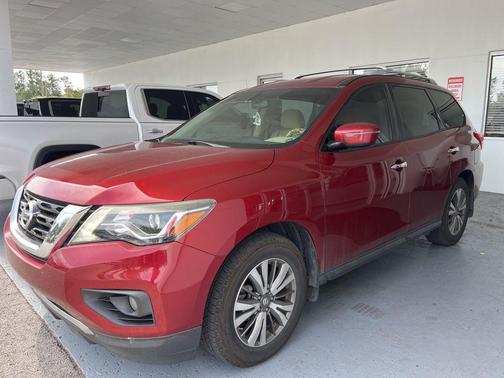 Scarlet Ember 2018 Nissan Pathfinder SV