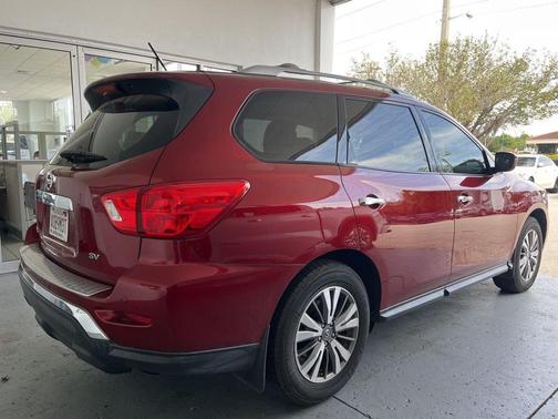 Scarlet Ember 2018 Nissan Pathfinder SV