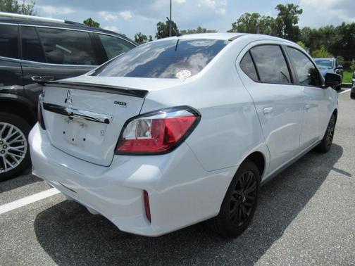 White Diamond 2022 Mitsubishi Mirage G4 Black Edition