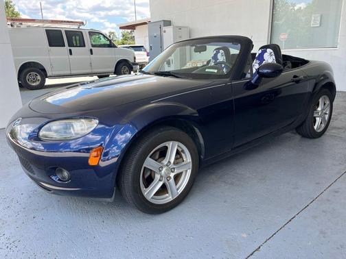 Stormy Blue Mica 2007 Mazda MX-5 Miata Sport