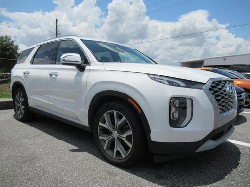 White 2021 Hyundai PALISADE SEL