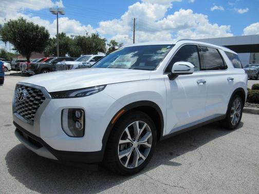 White 2021 Hyundai PALISADE SEL