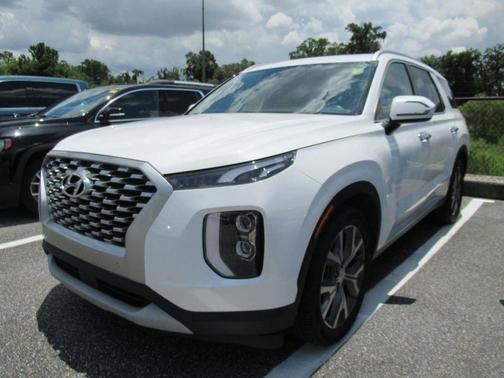 White 2021 Hyundai PALISADE SEL