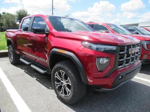 Volcanic Red 2023 GMC Canyon AT4
