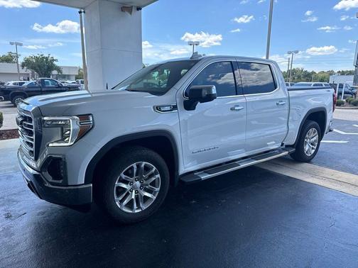 Summit White 2021 GMC Sierra 1500 SLT