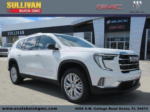 Summit White 2026 GMC Acadia Elevation