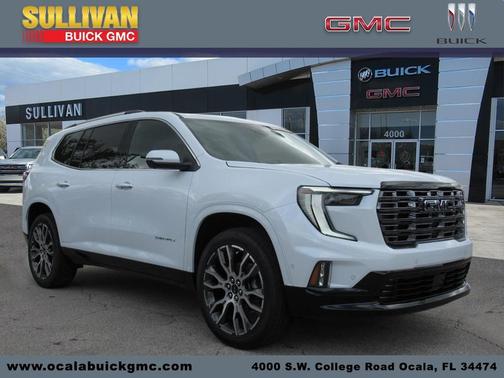 Glacier White 2026 GMC Acadia DENALI ULTIMATE