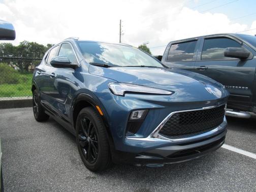 Ocean Blue Metallic 2025 Buick Encore GX Sport Touring