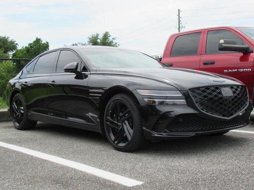 Black 2026 Genesis G80 3.5T Prestige Black
