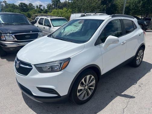 Summit White 2018 Buick Encore Preferred