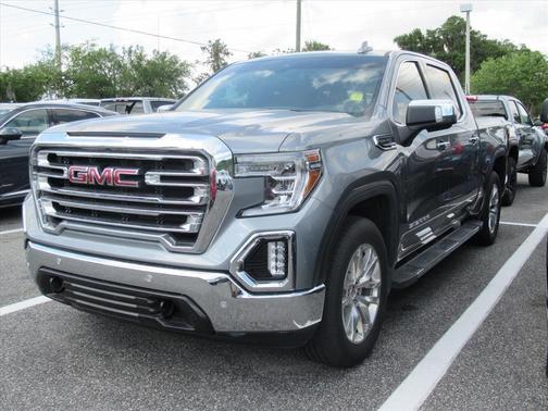 Satin Steel Metallic 2019 GMC Sierra 1500 SLT