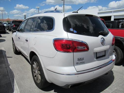 White Frost Tri-Coat 2017 Buick Enclave Leather