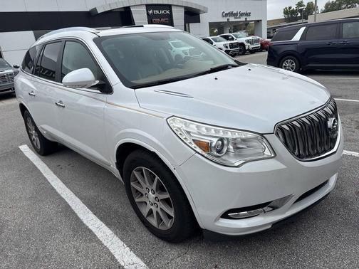 White Frost Tri-Coat 2017 Buick Enclave Leather