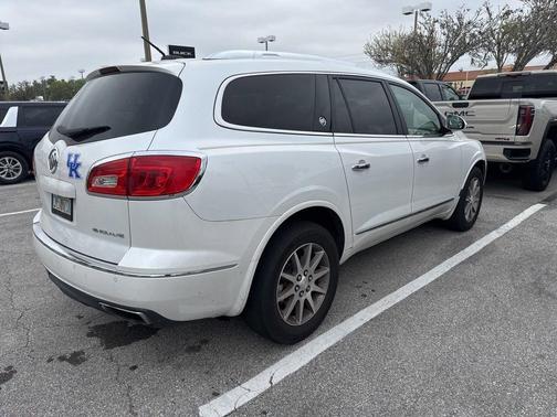 White Frost Tri-Coat 2017 Buick Enclave Leather