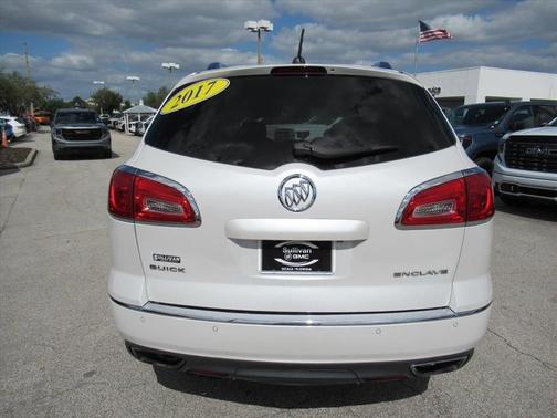 White Frost 2017 Buick Enclave Leather