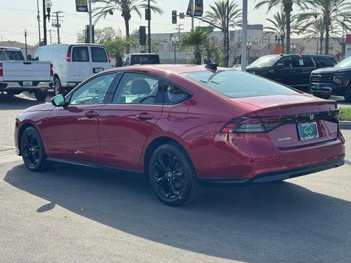 Radiant Red Metallic 2025 Honda Accord SE