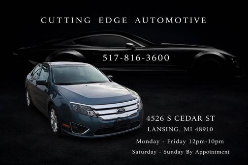 Blue 2012 Ford Fusion SE