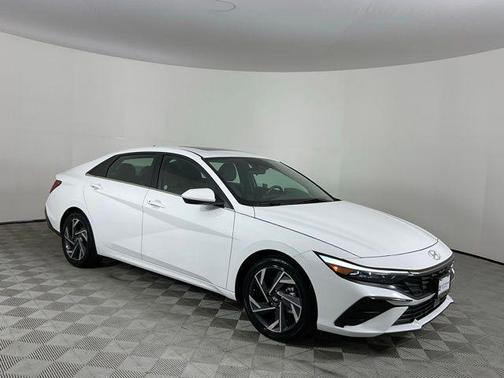 Serenity White 2025 Hyundai ELANTRA SEL